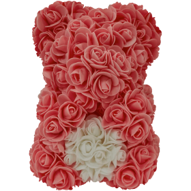 Rosenbär 25cm – Altrosa – Herz