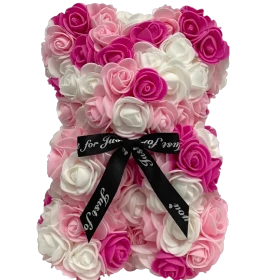 Rosenbär 25cm – Frühlingsmix