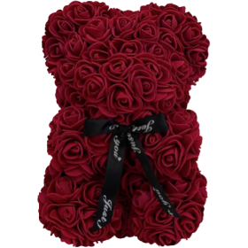 Rosenbär 25cm – Bordeaux
