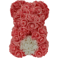 Rosenbär 25cm – Altrosa – Herz