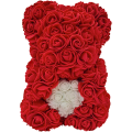 Rosenbär 25cm - Rot - Herz