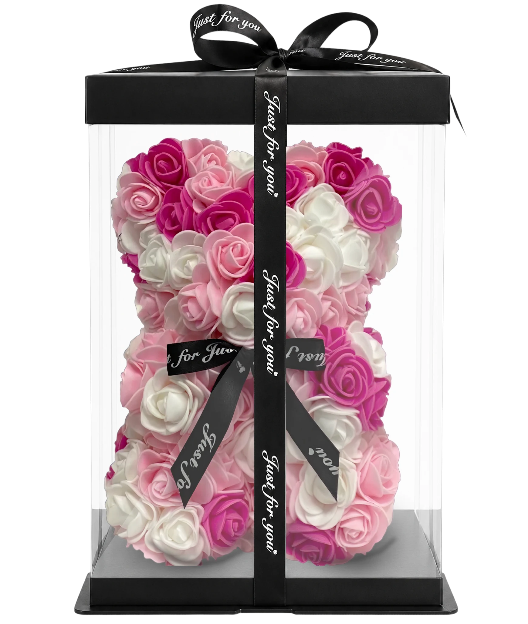 Rosenbär 25cm – Frühlingsmix