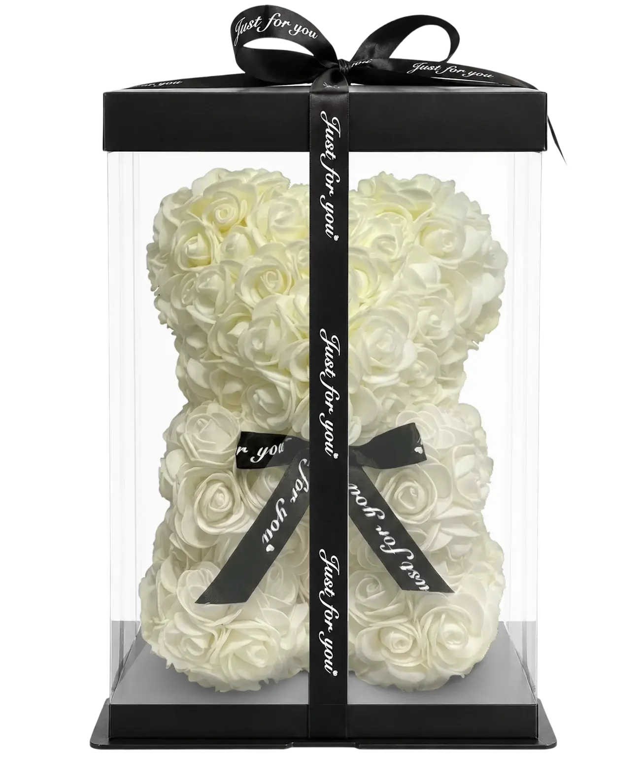 Rosenbär 25cm - Creme 