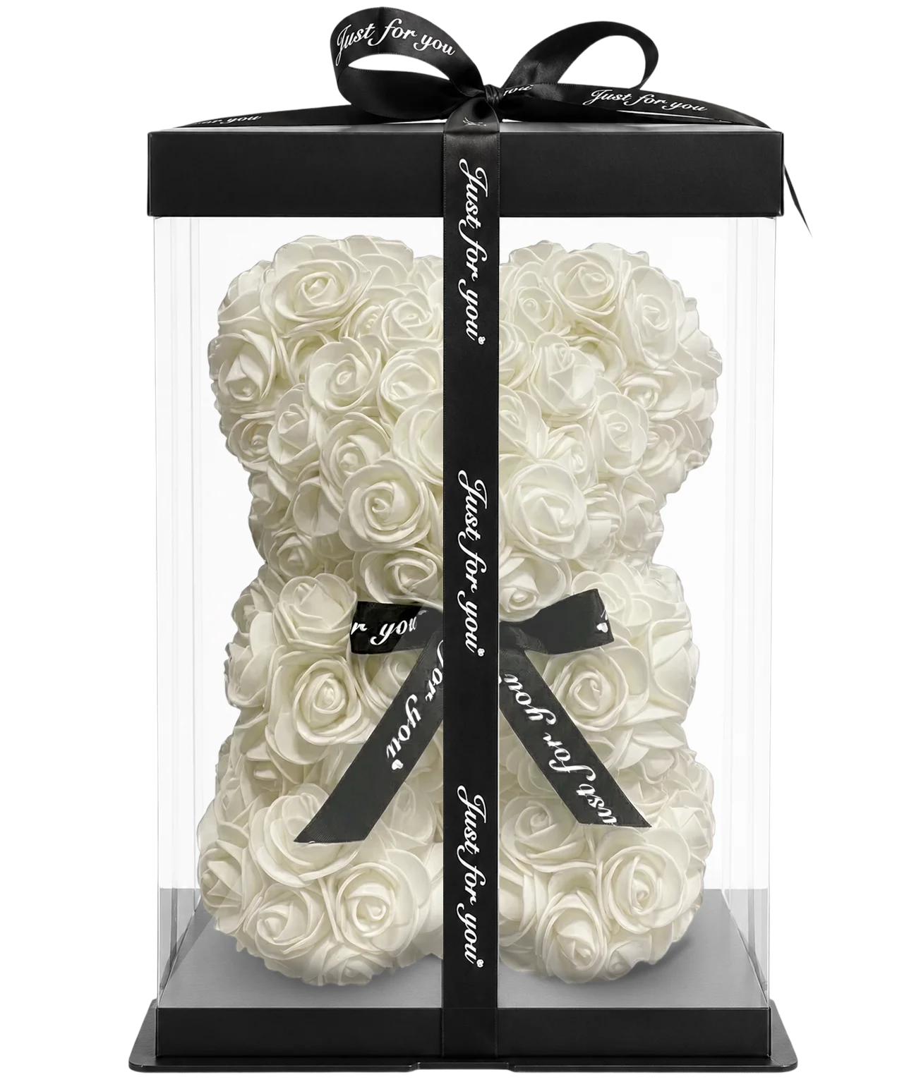Rosenbär 25cm - Creme 