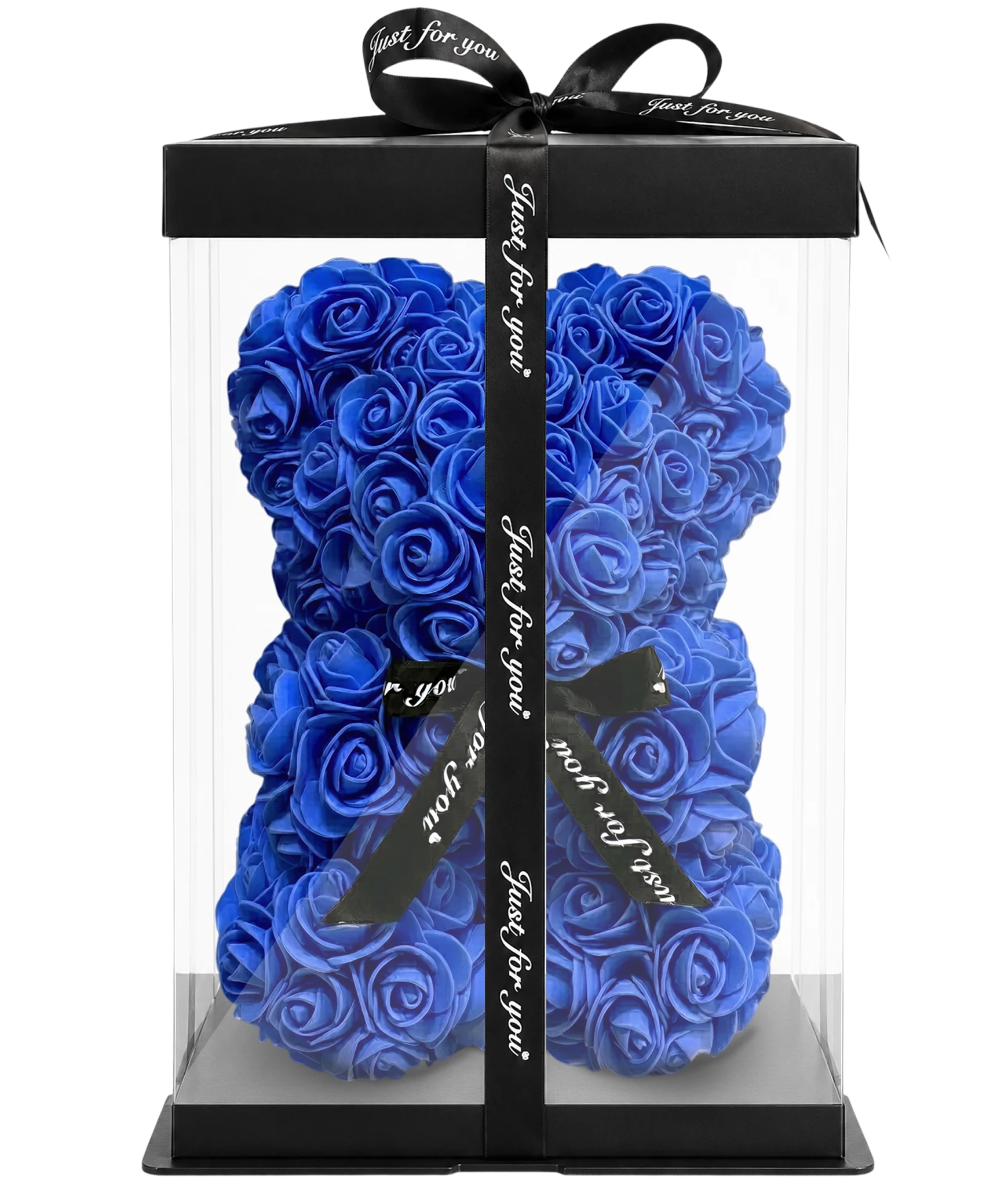 Rosenbär 25cm – Dunkelblau