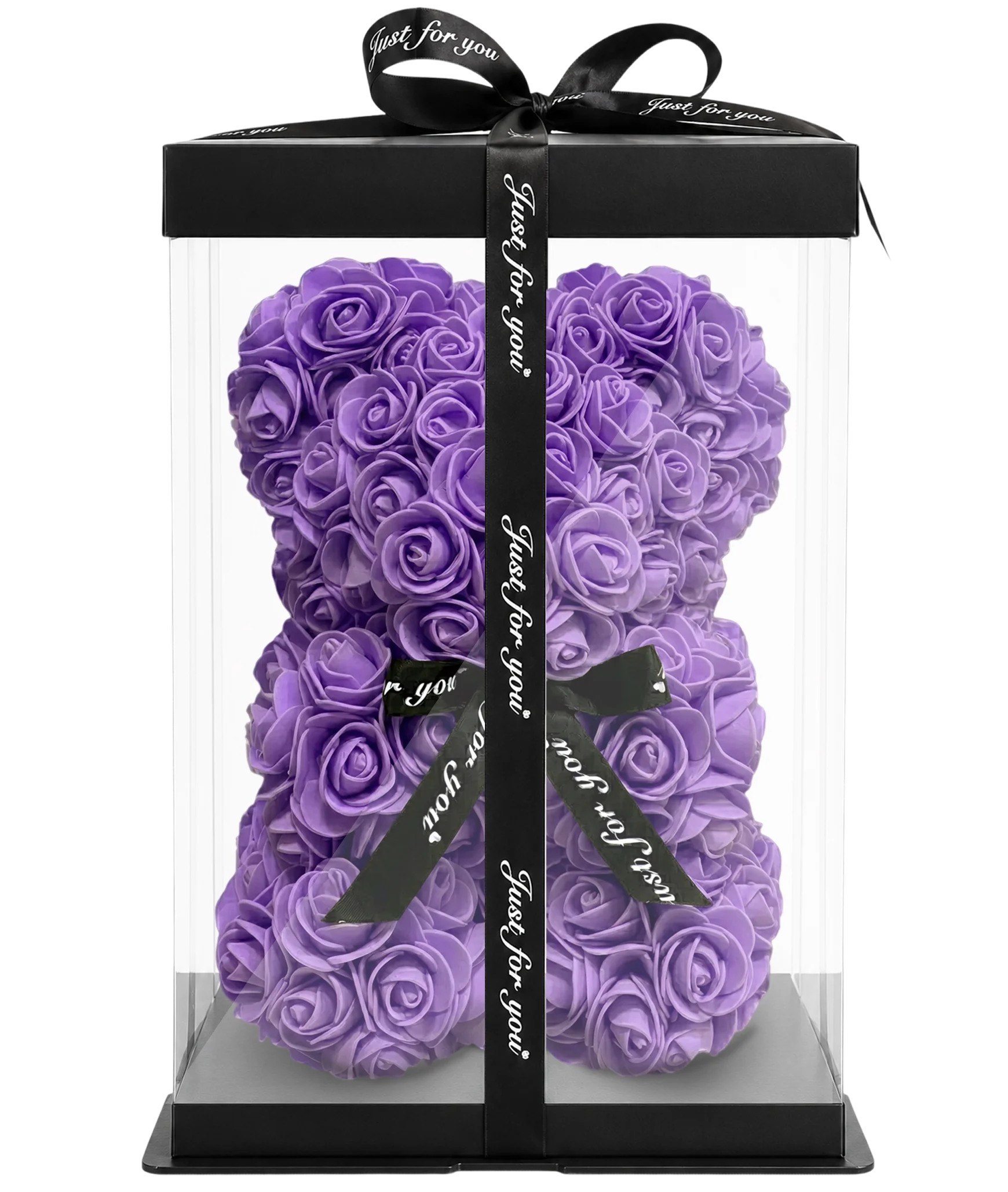Rosenbär 25cm – Violett