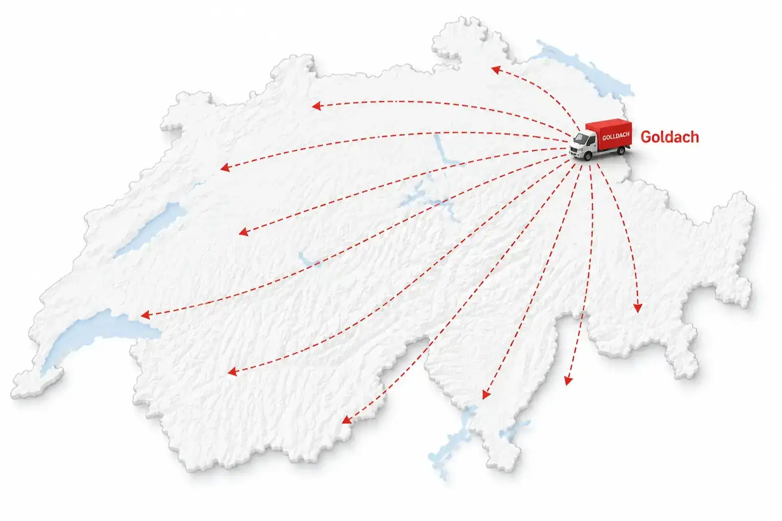 Lieferung von Goldach in die ganze Schweiz